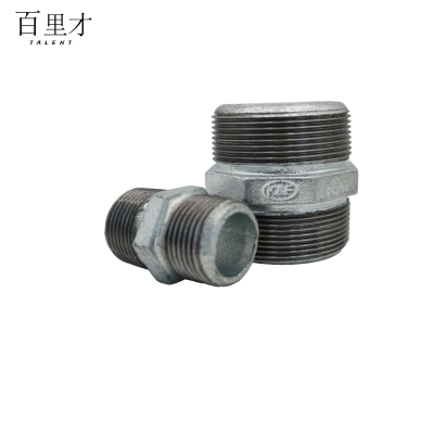 百里才 镀锌对丝 DN15 个