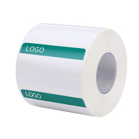 华燏 HY-BQ05 PVC 30*70mm 标签/标牌 1.00 盒/卷 (单位:卷) 白绿色