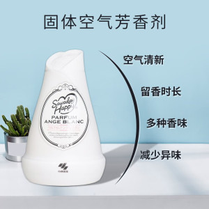 小林制药(KOBAYASHI)除臭厕所房间用固体芳香剂香薰卧室持久留香房间家用卧室空气清新 新款温柔花香120g