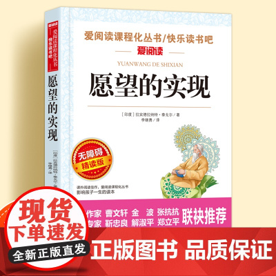愿望的实现无障碍精读版儿童文学系列小学生课外阅读书小学一年级二年级快乐读书吧上下册天地出版社爱阅读课程化丛书语文课外读物
