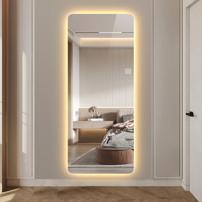  阿斯卡利(ASCARI)智能LED全身穿衣镜无框带灯光试衣镜家用壁挂方形轻奢玄关镜