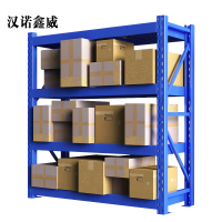 汉诺鑫威仓库仓储货架四层金属五金货架家用中型重型置物架展示架子1000KG