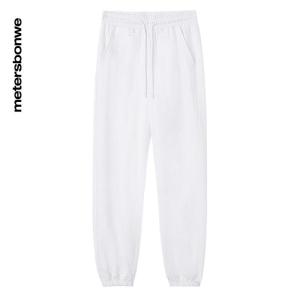 [1件5折价:79.5]美特斯邦威运动裤女简约夏季时尚百搭舒适轻薄女士休闲裤