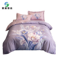 聚盛恒远 匹马棉四件套全棉纯棉大版花床上用品