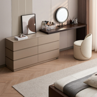 全友家居现代简约梳妆台斗柜一体轻奢高级感主卧转角梳妆台