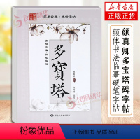 [正版]颜真卿多宝塔碑字帖 颜真卿多宝塔描红 古帖今临笔划偏旁入门教程段瑞明临写楷书钢笔字帖 黑龙江美术出版社 颜体书