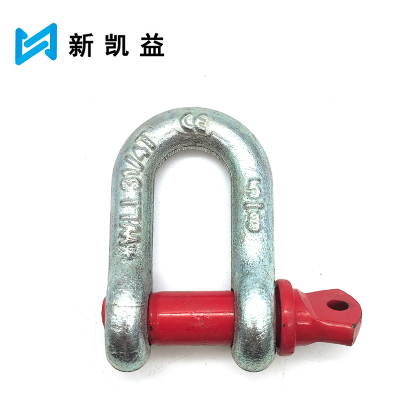 新凯益 U型螺栓款镀锌卸扣 3.25T(5/8") 个