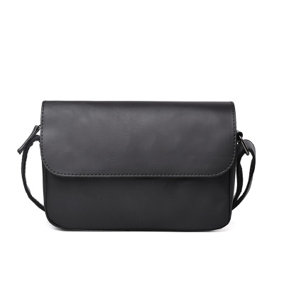 顺丰配送-男包单肩包男斜挎包公文包商务休闲男士包包背包潮NB191125H黑色