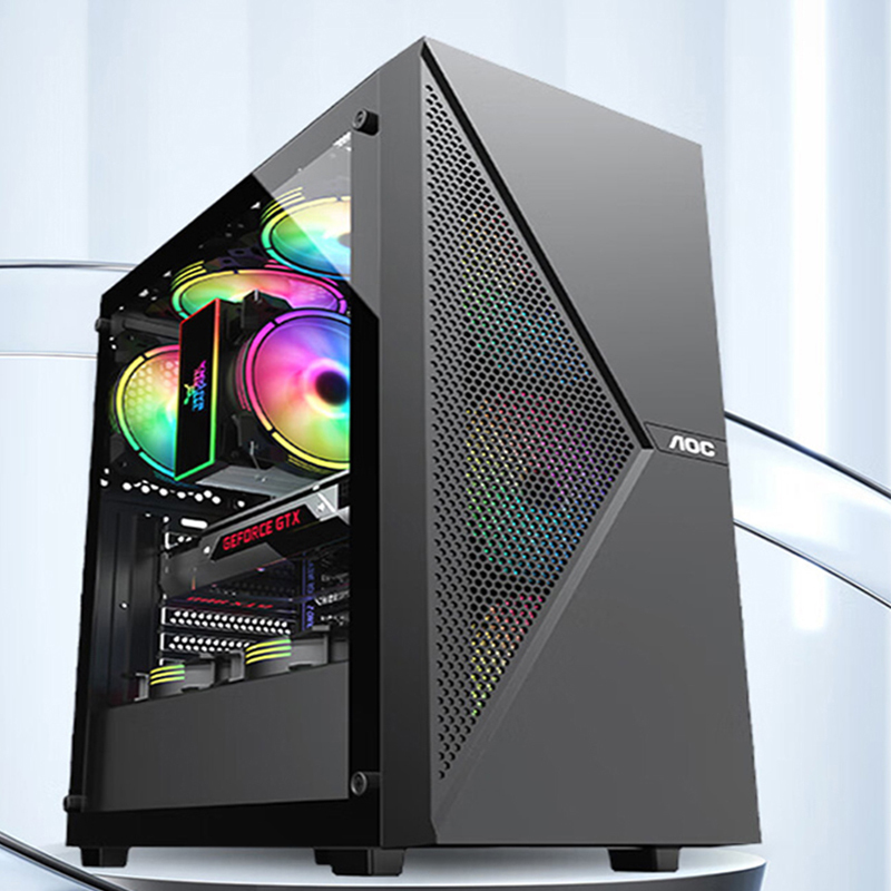 i5 10400F/RTX3050/3060 12G独显DIY组装机游戏台式机水冷diy组装整机电竞直播电脑3050 6G独显主机游戏电竟直播AI主机