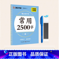 [1册]楷书常用2500 [正版]练字宝楷书凹槽练字帖3本装初学者成人手写练字男生女生字体漂亮字钢笔速成字帖硬笔书法练字