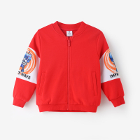 [直降价:55元]铅笔俱乐部童装2025春装新款男童外套小童长袖棒球服儿童运动开衫