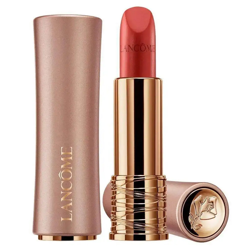 兰蔻(lancome)菁纯柔雾哑光唇膏299 羊绒焦糖 化妆品礼盒彩妆口红唇膏