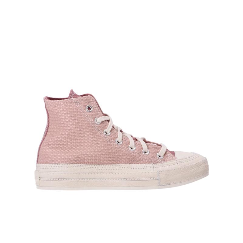 匡威(CONVERSE)女款高帮休闲鞋圆头系带棉质鞋面橡胶底运动跑步鞋