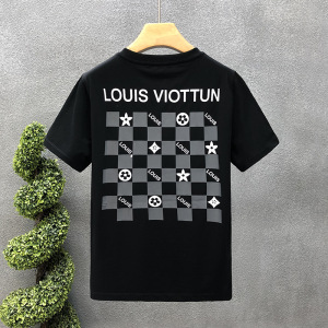 欧洲站潮流时尚短袖T恤男圆领上衣2026年夏季新款男士丝光棉半袖