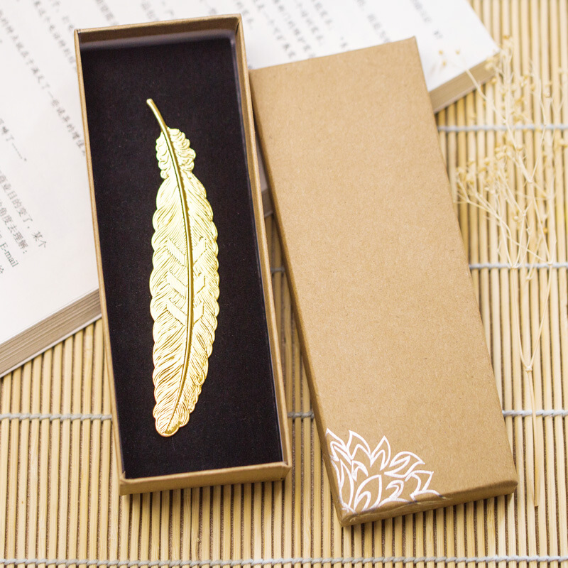 林檎书签古典金属铜创意羽毛古风简约送男女生朋友同学闺蜜老师开学季