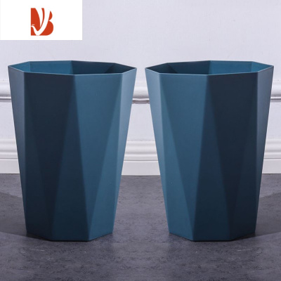 三维工匠垃圾桶家用客厅轻奢北欧风商用办公室大容量筒厨房卧室卫生间纸篓