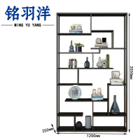 铭羽洋铁艺书架1200*250*2050mm个