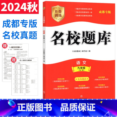 九年级/初中三年级 [正版]成都市名校题库九年级语文全一册人教版 b卷突破名校题库语文九年级上下册期中期末考试真题模拟测