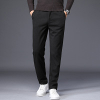 百搭舒适裤子 男日常潮流直筒青年商务裤子 弹力简约宽松休闲裤男