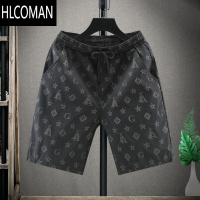 HLCOMAN冰丝速干夏季短裤男2024新款潮流薄款男士五分裤沙滩裤半截中裤子