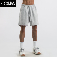 HLCOMAN 美式休闲夏季短裤男生裤子宽松休闲运动裤5分抽绳五分裤