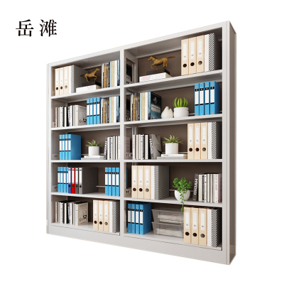 岳滩钢制置物架图书馆单双面书店阅览室货架档案架资料架单面一列二