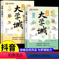 [全2册]学霸大学城上下册 [正版]学霸大学城上下册全2册 高考书籍 成为学霸从大学选起高考志愿填报指南 名校介绍中国大