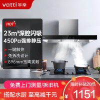 华帝(vatti)抽油烟机 欧式顶吸家用吸油烟机排烟机 小尺寸油烟机 23立方米大吸力 i11109S