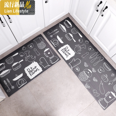垫脚垫垫进厨房地垫防油防摔垫子客厅地毯防水可擦免洗 三维工匠