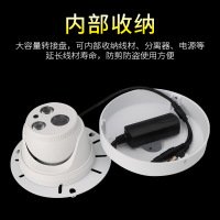 监控45管铝合金半球吊装伸缩支架4.5寸海螺摄像机支架30-60cm个