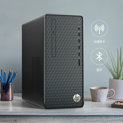 惠普（HP）小欧S01/m01新品商务办公台式电脑主机i5-94008G1T机械黑色Win10注册五年联保纤小型时尚迷你商用家用游戏娱乐一体电脑定制升级款台式机单主机