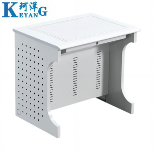 珂洋 翻转电脑桌 单人位灰白色 张