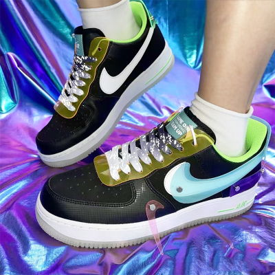 [af1]nike耐克air force 1 af1电竞夜光底运动休闲板鞋do7085-011