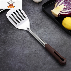 304不锈钢锅铲炒菜铲子勺全套家用厨具厨房菜铲煎铲汤勺漏勺套装 敬平 304加厚煎铲(欧盟LFGB认证)