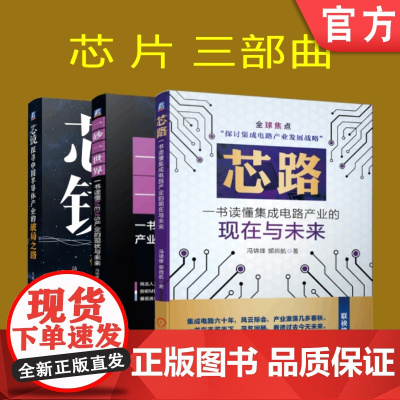 套装 正版 芯片三部曲 共3册 一砂一世界一书读懂MEMS产业+芯镜 探寻中国半导体产业的破局之路+芯路一书读懂集成