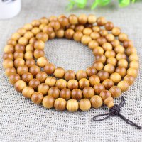 千年崖柏木佛珠手串108颗0.8陈化料高油老红料男女手链清纯自然香送女朋友老婆情人节七夕生日礼物