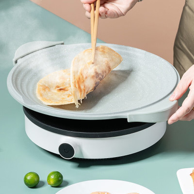 Debo德铂 内马尔煎锅烤盘麦饭石烤盘复合锅底一体不粘防滑煎盘 DEP-839 麦饭石材质/个