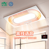 雷士照明 NVC浴霸多功能风暖浴霸照明模块集成吊顶灯排气扇暖风机浴室吊顶卫生间暖风机智能语音浴霸