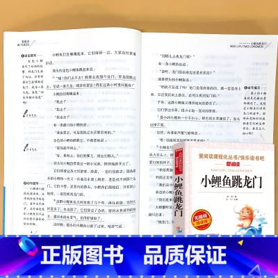 二年级上册 爱阅读 小鲤鱼跳龙门 [正版]小学生语文课外阅读的书籍全套二三四五六年级上册下册稻草人安徒生格林童话小英雄雨