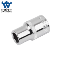 立伟铁牛1/2六角短套筒11mm/个