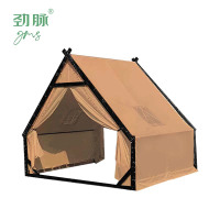 劲脉 户外露营帐篷 卡其色-2*3*2.5M 顶