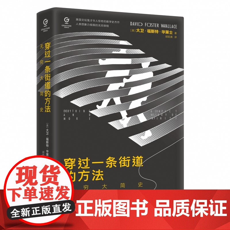 穿过一条街道的方法:无穷大简史 万有引力书系 大卫福斯特华莱士数学之美数学史书籍微积分趣味数学与生活无穷大概念