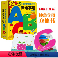 [正版]神奇字母书 幼儿有趣的创意学习 0-3-6岁宝宝书籍早教启蒙翻翻看 ABC绘本 儿童认知翻翻书 婴儿图书3D立