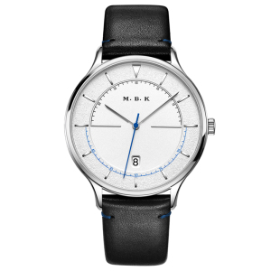 M.B.K欧美品牌潮流男表简约时尚手表全自动机械表 男款防水男士手表带日历腕表M-1001G001