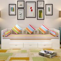 伸缩实木沙发床可折叠客厅小户型双人1.8米推拉坐卧两用多功能1.5