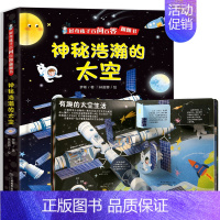 神秘浩瀚的太空 [正版]青葫芦好奇孩子百问百答翻翻书 神秘浩瀚的太空揭秘宇宙立体翻翻书 儿童关于宇宙太空的书奥秘百科全书