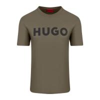 Hugo boss男款短袖圆领T恤棉质舒适常规版型胸前标志设计