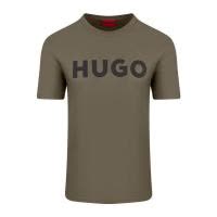 Hugo boss男款短袖圆领T恤棉质舒适常规版型胸前标志设计