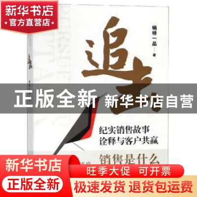 正版 追击 楠桥一品著 西北大学出版社 9787560442716 书籍