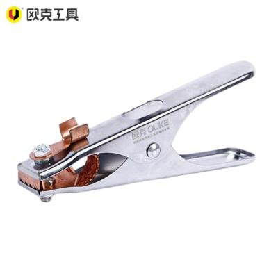 欧克 电焊机接地线夹子不锈钢接地钳子 300A小OK-7992/个